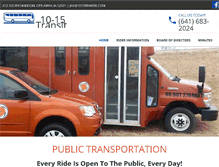 Tablet Screenshot of 1015transit.com